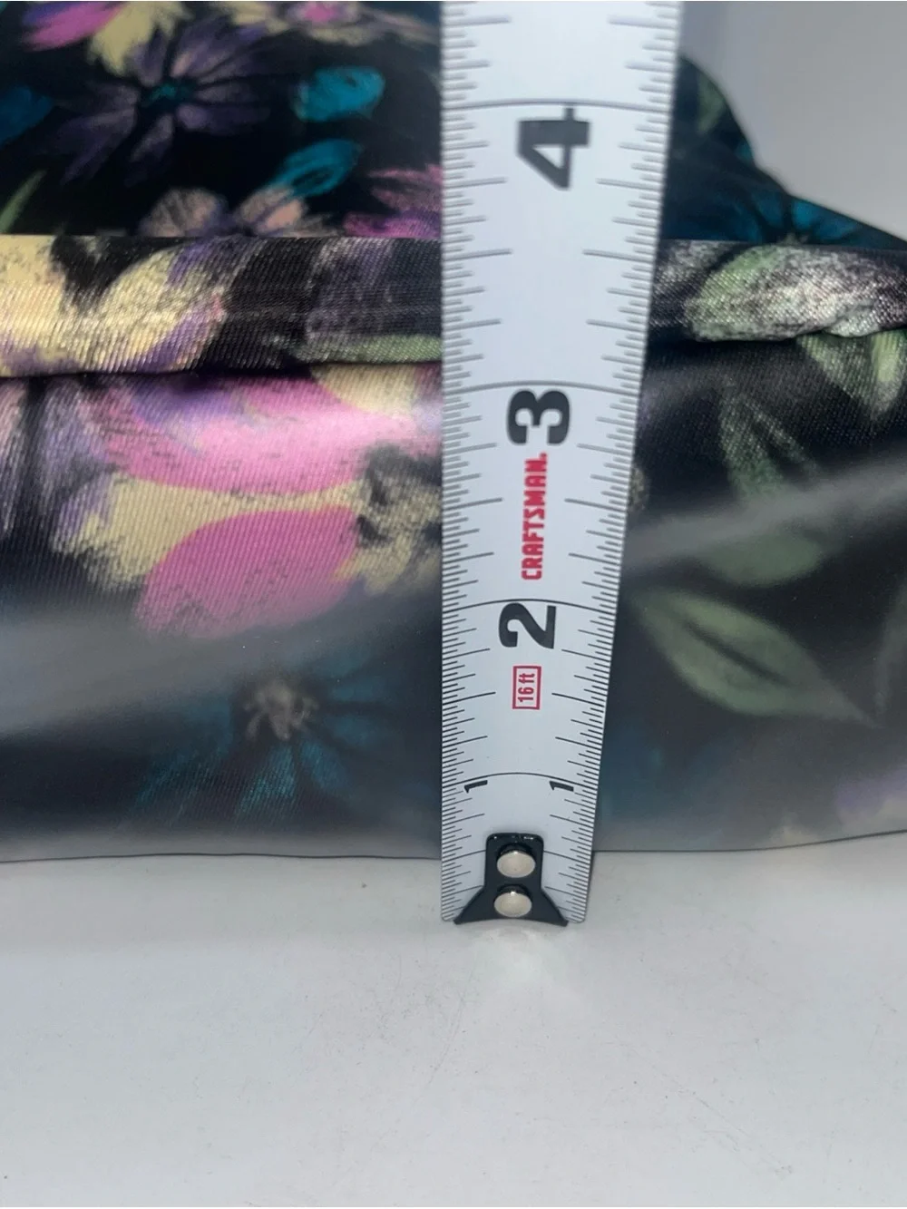Lug Dolly Travel Cosmetic Case Black Purple Blue Floral